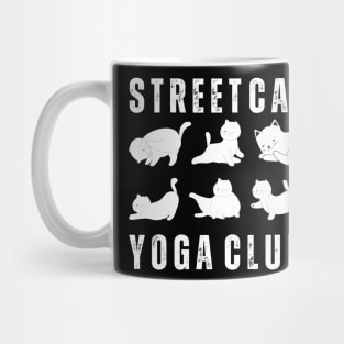 streets cats yoga club Mug